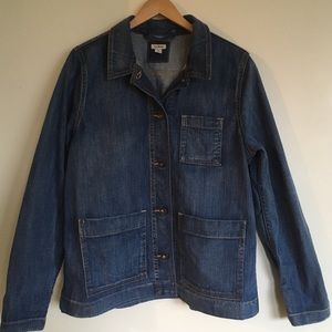 L.L.Bean Cotton Jean Jacket Size Medium